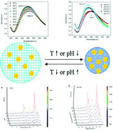 Graphical abstract: Temperature- and pH-tunable plasmonic properties and SERS efficiency of the silver nanoparticles within the dual stimuli-responsive microgels