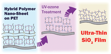 Graphical abstract: Flexible SiO2 nanofilms assembled on poly(ethylene terephthalate) substrates through a room temperature fabrication process for nanoscale integration