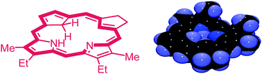 Graphical abstract: adj-Dicarbachlorin, the first free base carbaporphyrinoid system with an internal methylene unit