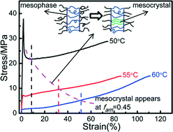Graphical abstract: Deformation and structure evolution of glassy poly(lactic acid) below the glass transition temperature