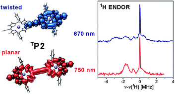 Graphical abstract: Excitation wavelength-dependent EPR study on the influence of the conformation of multiporphyrin arrays on triplet state delocalization