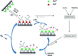 Graphical abstract: The mechanism of a self-assembled Pd(ferrocenylimine)–Si compound-catalysed Suzuki coupling reaction