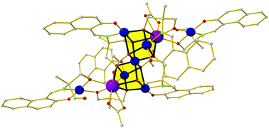 Graphical abstract: Solvothermal synthesis of enneanuclear [CuII7LnIII2] clusters