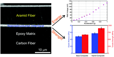 Graphical abstract: ZnO nanowire interfaces for high strength multifunctional composites with embedded energy harvesting