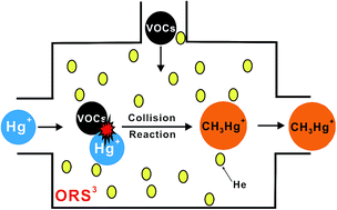 Graphical abstract: ICP-MS/MS as a tool to study abiotic methylation of inorganic mercury reacting with VOCs
