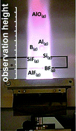 Graphical abstract: Impact of the chemical form of different fluorine sources on the formation of AlF molecules in a C2H2/N2O flame