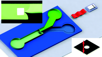 Graphical abstract: Vibrating membrane with discontinuities for rapid and efficient microfluidic mixing