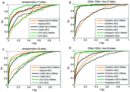 Graphical abstract: A novel method for predicting post-translational modifications on serine and threonine sites by using site-modification network profiles