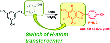 Graphical abstract: Resveratrol-based benzoselenophenes with an enhanced antioxidant and chain breaking capacity