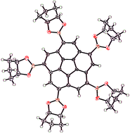 Graphical abstract: Boronic esters of corannulene: potential building blocks toward icosahedral supramolecules