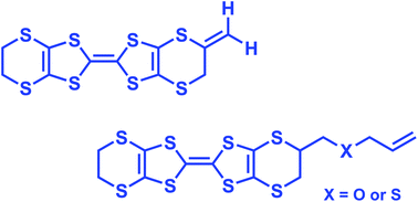 Graphical abstract: exo-Methylene-BEDT-TTF and alkene-functionalised BEDT-TTF derivatives: synthesis and radical cation salts