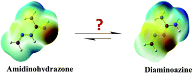Graphical abstract: Azine or hydrazone? The dilemma in amidinohydrazones