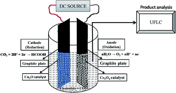 Graphical abstract: Synthesis of Pb2O electrocatalyst and its application in the electrochemical reduction of CO2 to HCOOH in various electrolytes