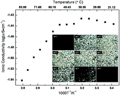 Graphical abstract: Temperature-responsive proton-conductive liquid crystals formed by the self-assembly of zwitterionic ionic liquids