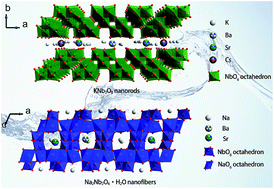Graphical abstract: Capture of radioactive cations from water using niobate nanomaterials with layered and tunnel structures
