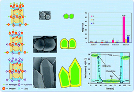 Graphical abstract: Electrospun tailored ZnO nanostructures – role of chloride ions