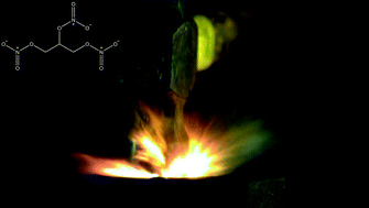 Graphical abstract: Low hazard small-scale synthesis and chemical analysis of high purity nitroglycerine (NG)