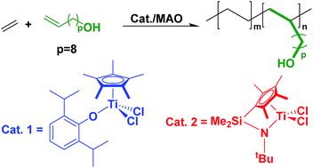 Graphical abstract: Synthesis and 13C-NMR analysis of an ethylene copolymer with 9-decen-1-ol