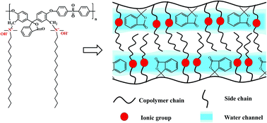 Graphical abstract: Comb-shaped phenolphthalein-based poly(ether sulfone)s as anion exchange membranes for alkaline fuel cells