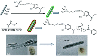 Graphical abstract: Preparation of core–shell attapulgite particles by redox-initiated surface reversible addition–fragmentation chain transfer polymerization via a “graft from” approach