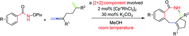 Graphical abstract: Rhodium-catalyzed C–H functionalization-based approach to eight-membered lactams