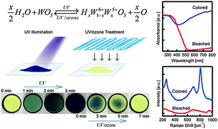 Graphical abstract: The fast and reversible intrinsic photochromic response of hydrated tungsten oxide nanosheets