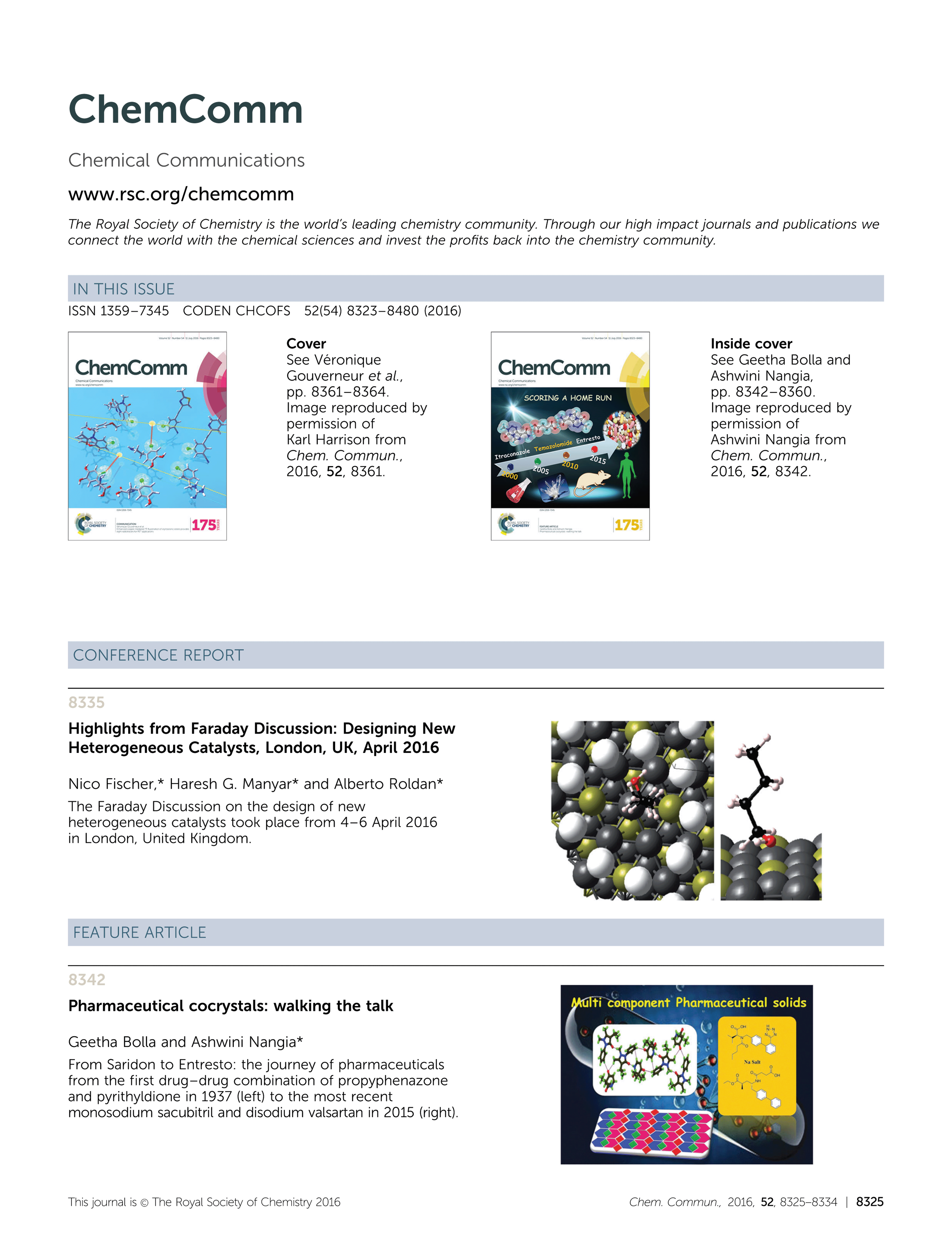 Contents list