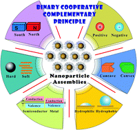 Graphical abstract: A new view for nanoparticle assemblies: from crystalline to binary cooperative complementarity