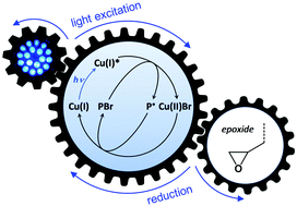 Graphical abstract: Synergetic effect of the epoxide functional groups in the photocatalyzed atom transfer radical copolymerization of glycidyl methacrylate