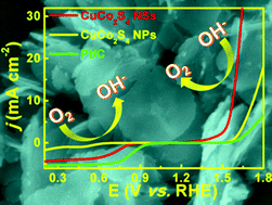 Graphical abstract: Two-dimensional nanostructures of non-layered ternary thiospinels and their bifunctional electrocatalytic properties for oxygen reduction and evolution: the case of CuCo2S4 nanosheets