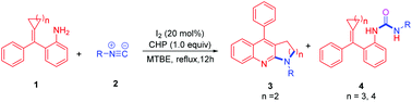 Graphical abstract: An isocyanide insertion approach to substituted pyrrolo[2,3-b]quinolines under metal-free and azide-free conditions