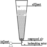 Graphical abstract: Advanced treatment of biologically pretreated coal gasification wastewater using a novel expansive flow biological intermittent aerated filter process with a ceramic filler from reused coal fly ash