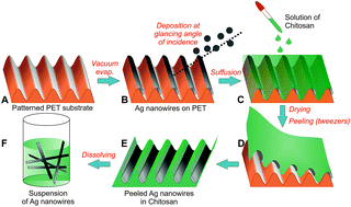Graphical abstract: Transfer of metallic nanostructures from solid-state substrates