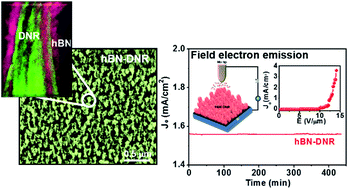 Graphical abstract: Hierarchical hexagonal boron nitride nanowall–diamond nanorod heterostructures with enhanced optoelectronic performance