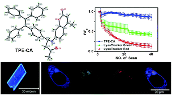 Graphical abstract: A photostable AIE fluorogen for lysosome-targetable imaging of living cells