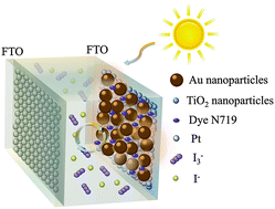 Graphical abstract: Gold nanoparticles as an ultrathin scattering layer for efficient dye-sensitized solar cells