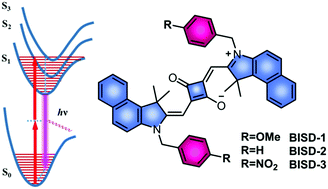 Graphical abstract: Benzoindolic squaraine dyes with a large two-photon absorption cross-section