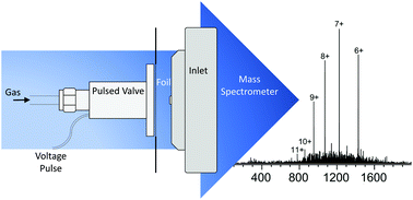 Graphical abstract: Pulsed valve matrix-assisted ionization