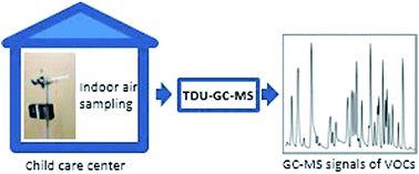 Graphical abstract: Determination of volatile organic compounds in child care centers by thermal desorption gas chromatography-mass spectrometry