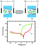 Graphical abstract: Transporting an ionic-liquid/water mixture in a conical nanochannel: a nanofluidic memristor