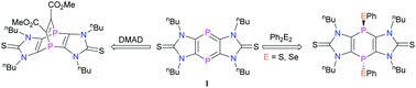 Graphical abstract: 1,4-Additions of tricyclic 1,4-diphosphinines – a novel system to study σ-bond activation and π–π dispersion interactions