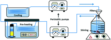 Graphical abstract: Scalable continuous flow synthesis of ZnO nanorod arrays in 3-D ceramic honeycomb substrates for low-temperature desulfurization