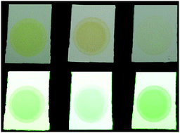 Graphical abstract: Tunable AIEE fluorescence constructed from a triphenylamine luminogen containing quinoline – application in a reversible and tunable pH sensor