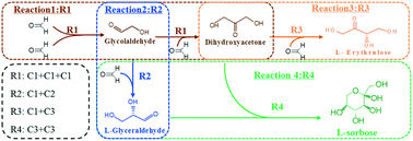 Graphical abstract: Transformation of formaldehyde into functional sugars via multi-enzyme stepwise cascade catalysis