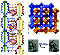 Graphical abstract: A novel naphthalenediimide-based lanthanide–organic framework with polyoxometalate templates exhibiting reversible photochromism