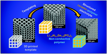 Graphical abstract: Hybrid electrolytes with 3D bicontinuous ordered ceramic and polymer microchannels for all-solid-state batteries