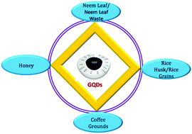 Graphical abstract: New paradigms for the synthesis of graphene quantum dots from sustainable bioresources