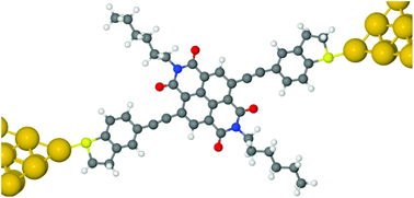 Graphical abstract: Tuning the Seebeck coefficient of naphthalenediimide by electrochemical gating and doping