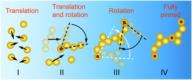Graphical abstract: Aggregation dynamics of nanoparticles at solid–liquid interfaces