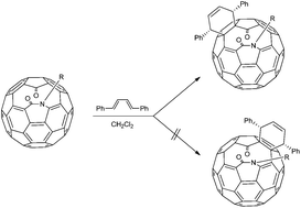 Graphical abstract: Regioselective Diels–Alder reaction to open-cage ketolactam derivatives of C60